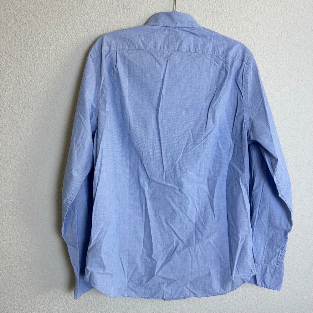 Mens J.Crew Gap Button Down Shirt Bundle Size M Blue Pink Windowpane 3 Pack - Picture 3 of 13
